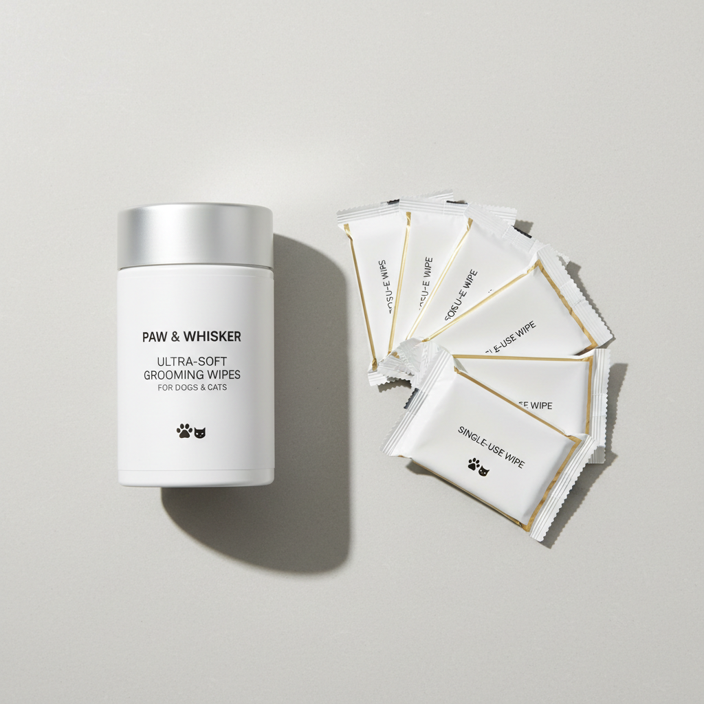 Gentle Grooming Wipes for Dogs & Cats
